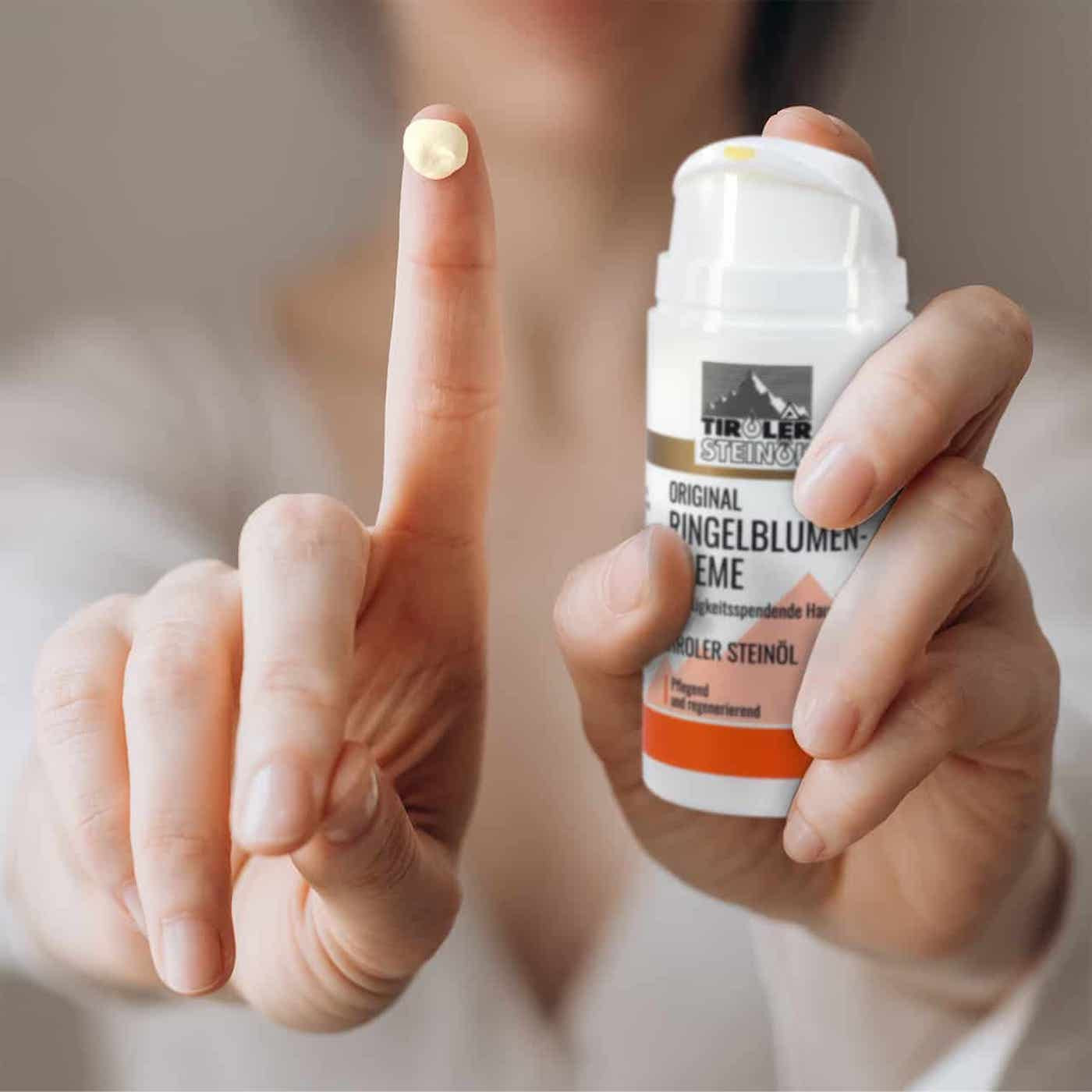 TIROLER STEINÖL Ringelblumencreme 4 ml generalvertrieb-schweiz-sanissimi