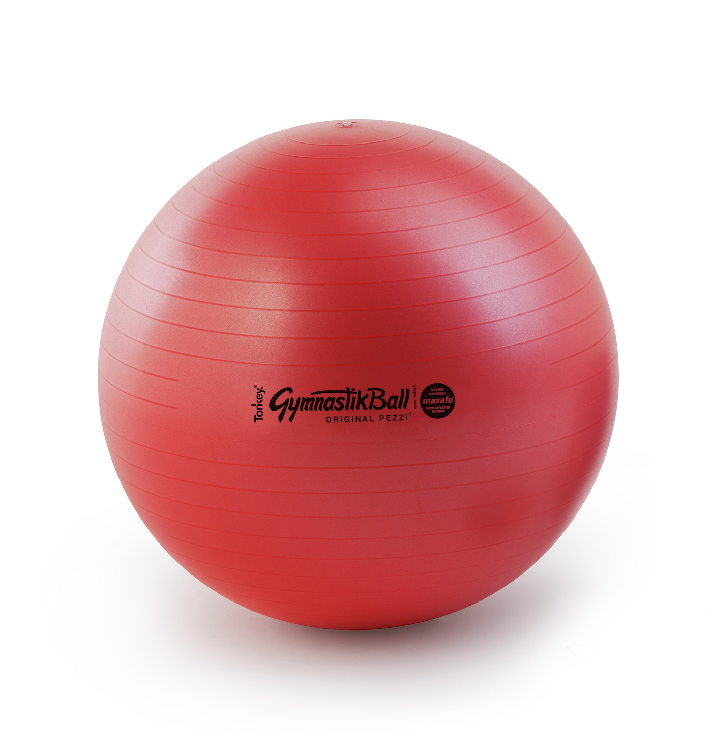 sitzball gymnastikball pezziball medizinball rot ledragomma tonkey rueckenschmerzen beckenboden training branding werbung sanissimi schweiz  kaufen