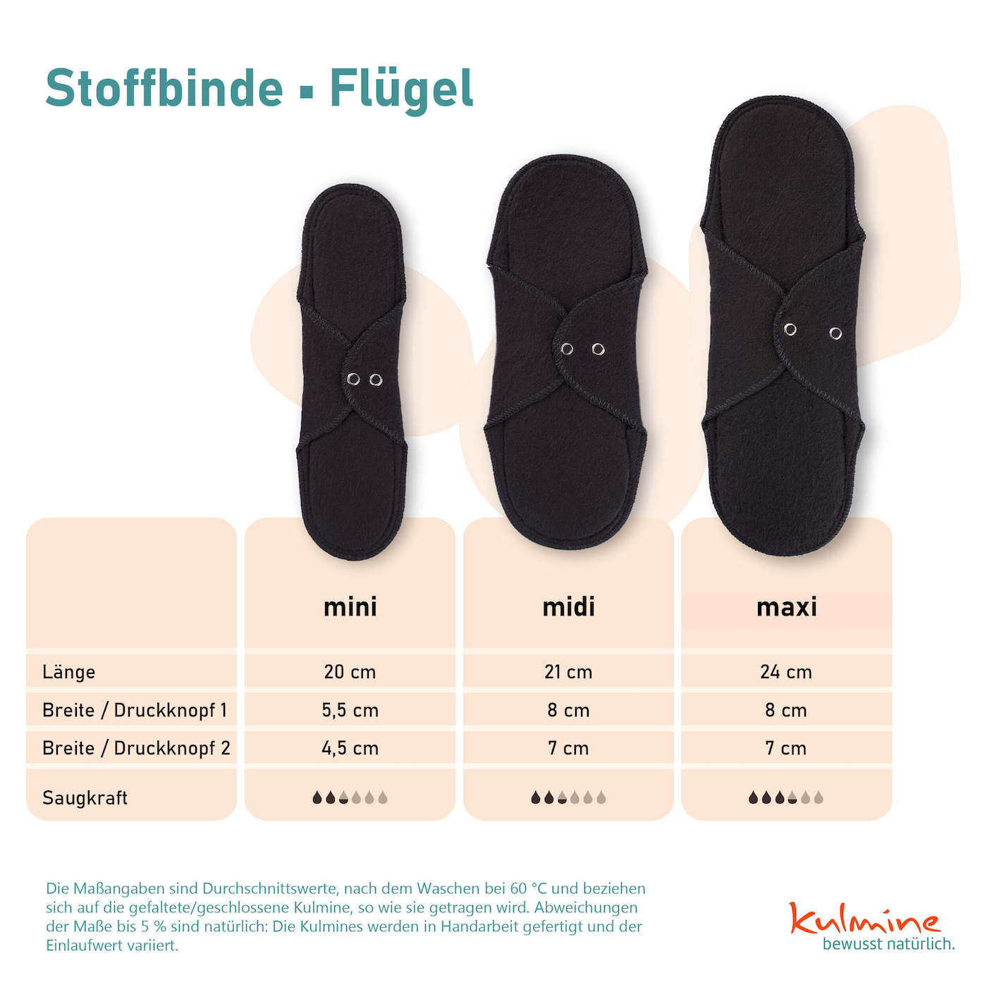 Kulmine Stoffbinde Flügel Obsidian Midi sanissimi_schweiz